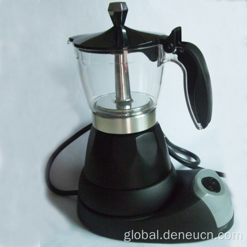 3cups electric moka coffee maker Aluminum 3 cups electric espresso coffee maker Supplier